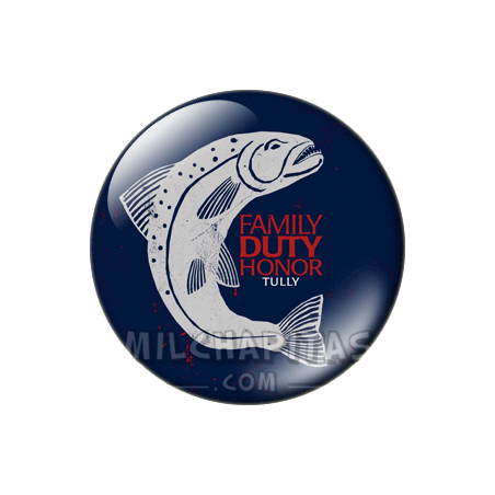Chapa de Juego de Tronos: Casa Tully