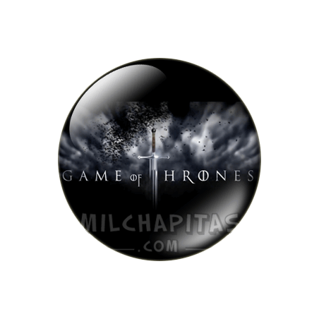 Chapa de Juego de Tronos: Logo Juego de Tronos