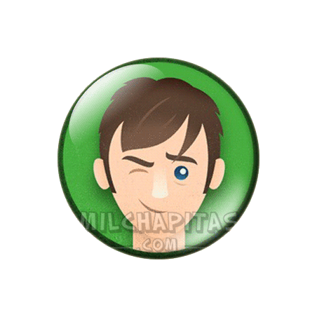 Chapa de Dibujos caritas: Dibujo cara 02