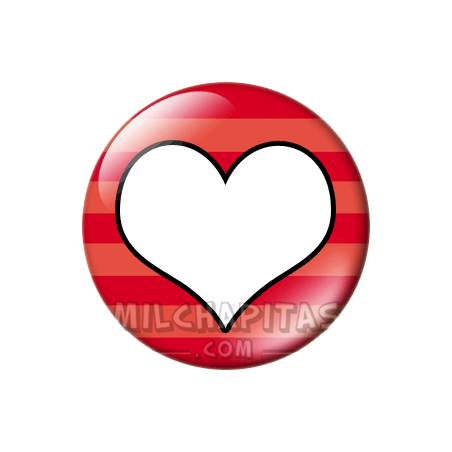 Chapa de Formas y figuras: Forma corazón