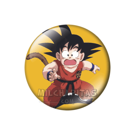 Chapa de Dragon Ball: Goku pequeño