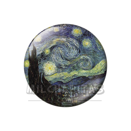 Chapa de Arte: Noche estrellada