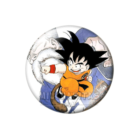 Chapa de Dragon Ball: Goku vs Jackie Chun