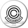 Chapa de Dragon Ball: Logotipo Capsule Corp.