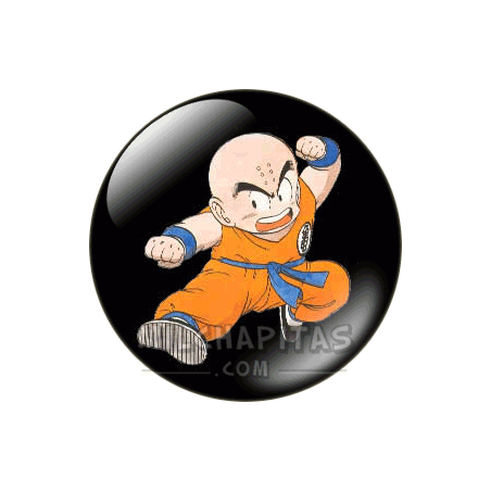 Chapa de Dragon Ball: Patada Krilin