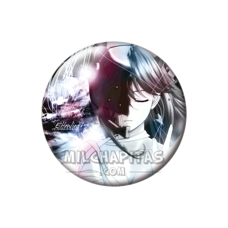 Chapa de Elfen Lied: Lucy con media máscara