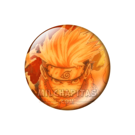 Chapa de Naruto: Naruto fuego