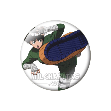 Chapa de Naruto: Rock Lee patada