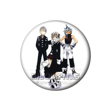 Chapa de Soul Eater: Death, Maka y Black