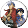 Chapa de Tengen Topa Gurren Lagann: Kamina y Simon