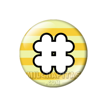 Chapa de Números: Almohadilla