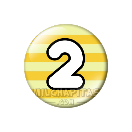 Chapa de Números: Número 2