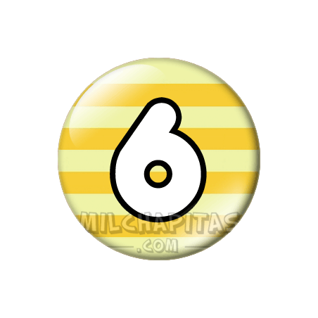 Chapa de Números: Número 6