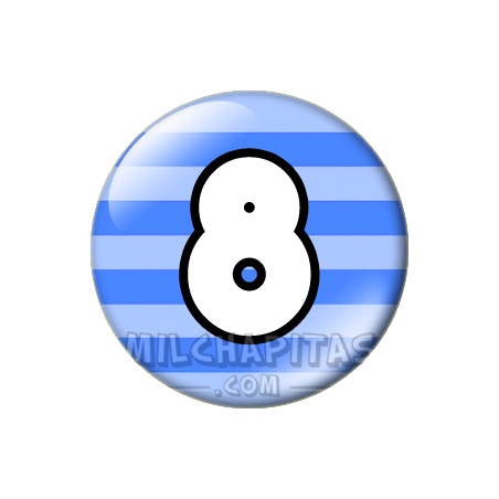 Chapa de Números: Número 8