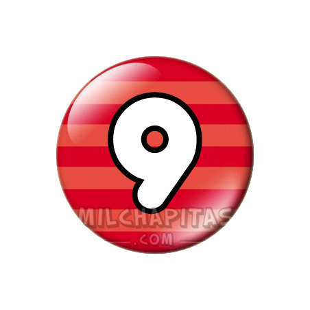 Chapa de Números: Número 9