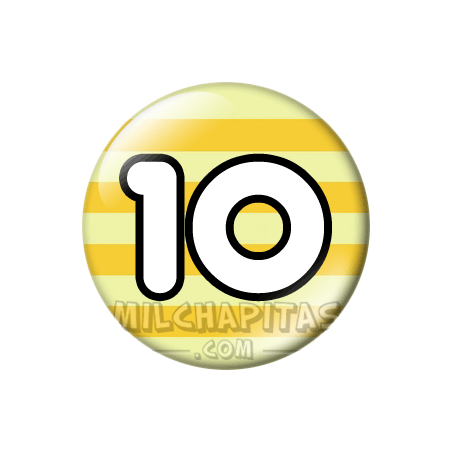 Chapa de Números: Número 10