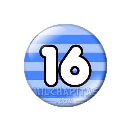 Chapa de Números: Número 16