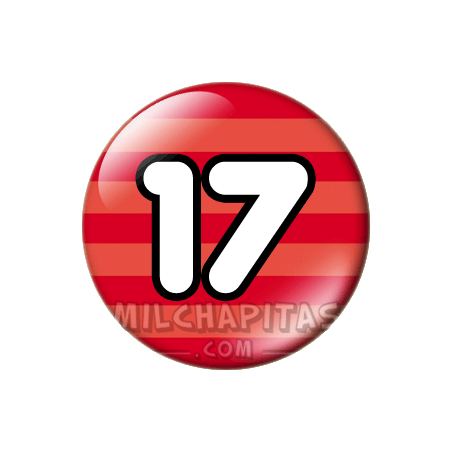 Chapa de Números: Número 17