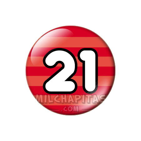 Chapa de Números: Número 21