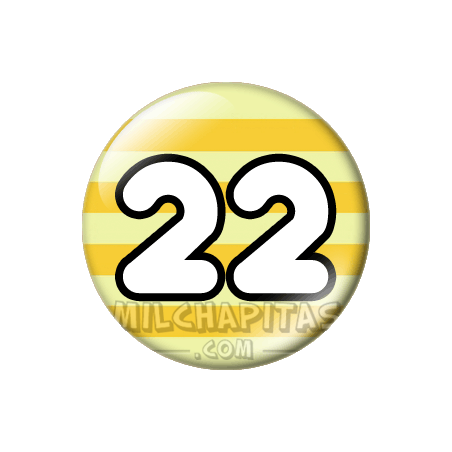 Chapa de Números: Número 22
