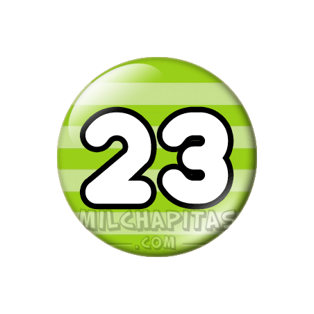 Chapa de Números: Número 23