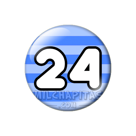 Chapa de Números: Número 24