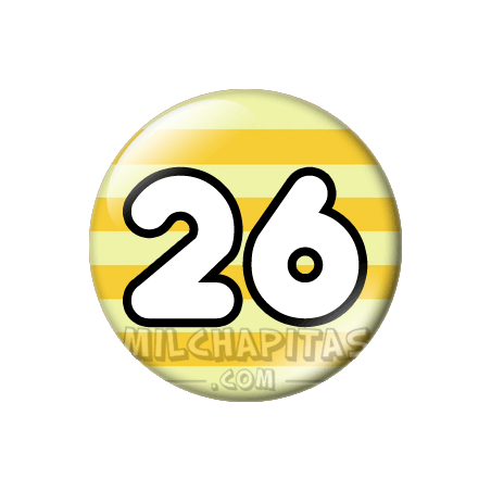 Chapa de Números: Número 26