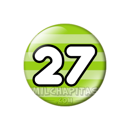Chapa de Números: Número 27