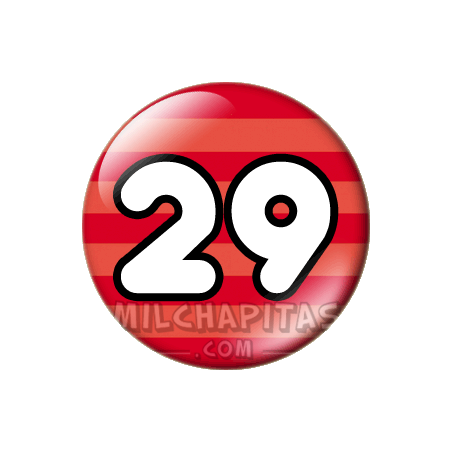 Chapa de Números: Número 29