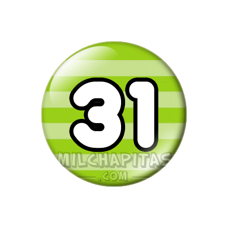 Chapa de Números: Número 31