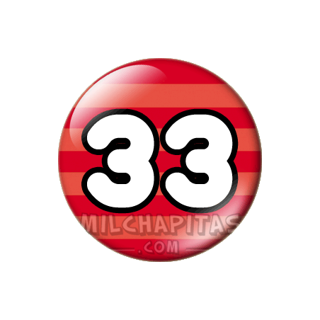Chapa de Números: Número 33