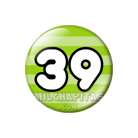Chapa de Números: Número 39