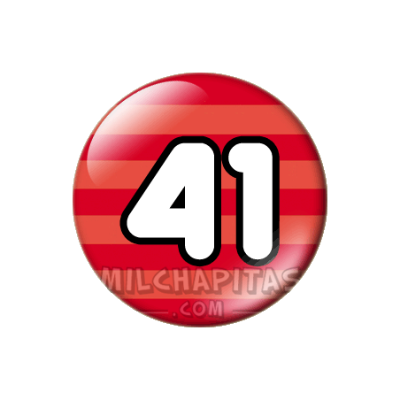 Chapa de Números: Número 41