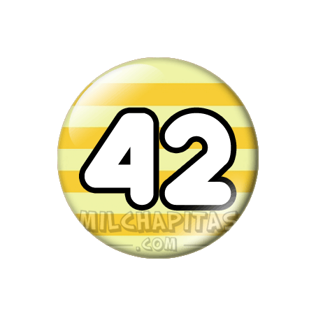 Chapa de Números: Número 42