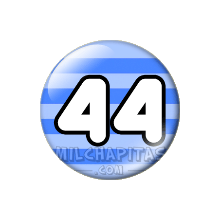 Chapa de Números: Número 44