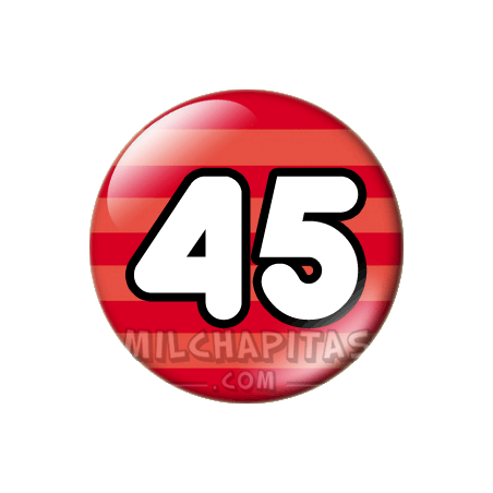 Chapa de Números: Número 45