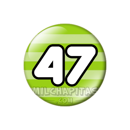 Chapa de Números: Número 47