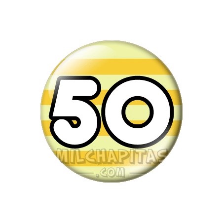 Chapa de Números: Número 50