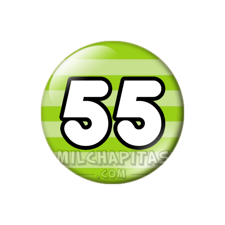 Chapa de Números: Número 55
