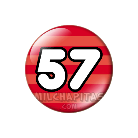 Chapa de Números: Número 57