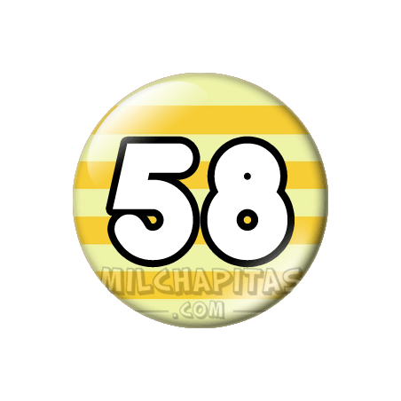 Chapa de Números: Número 58
