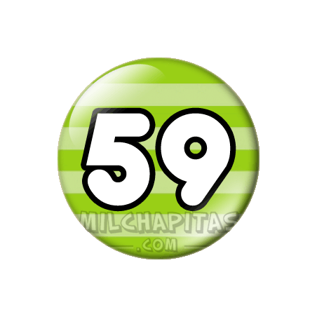 Chapa de Números: Número 59