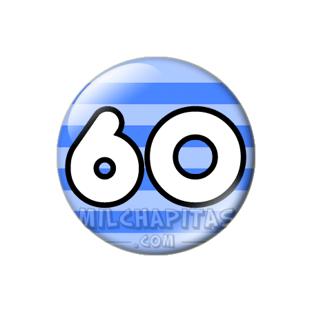 Chapa de Números: Número 60