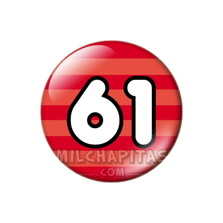Chapa de Números: Número 61