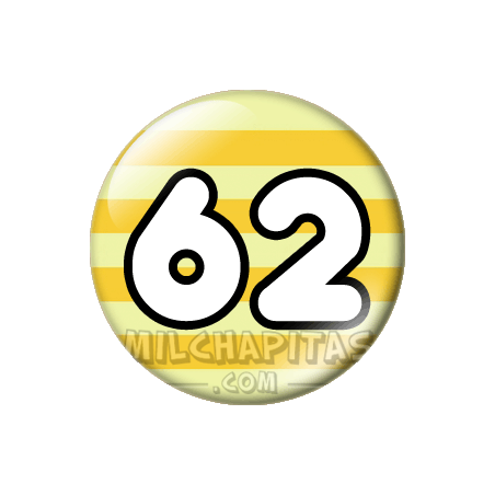 Chapa de Números: Número 62
