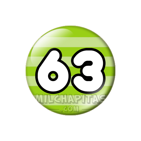 Chapa de Números: Número 63