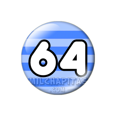 Chapa de Números: Número 64