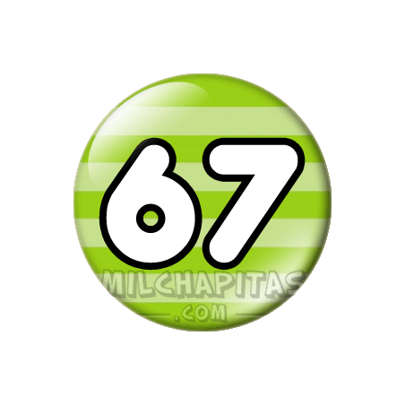 Chapa de Números: Número 67