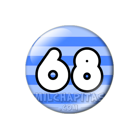Chapa de Números: Número 68