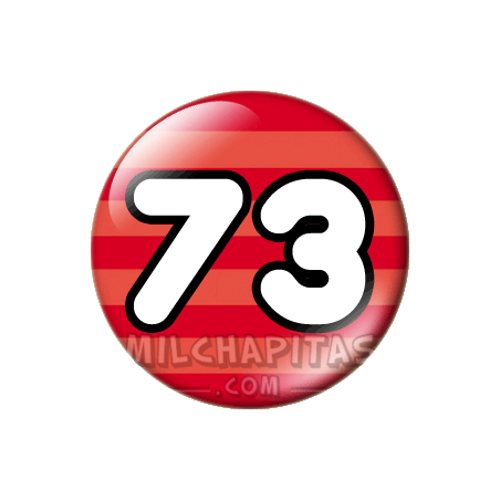 Chapa de Números: Número 73